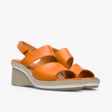 Camper Dark Orange Sandals Womens - Kyra Online Ireland | VIXDT8057